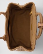 Prada Jardinière small cotton canvas handbag - Image 4